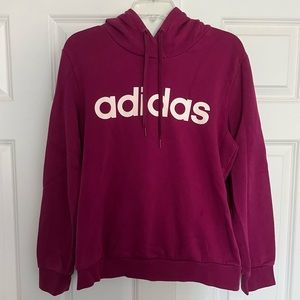 Adidas hooded sweatshirt size large
